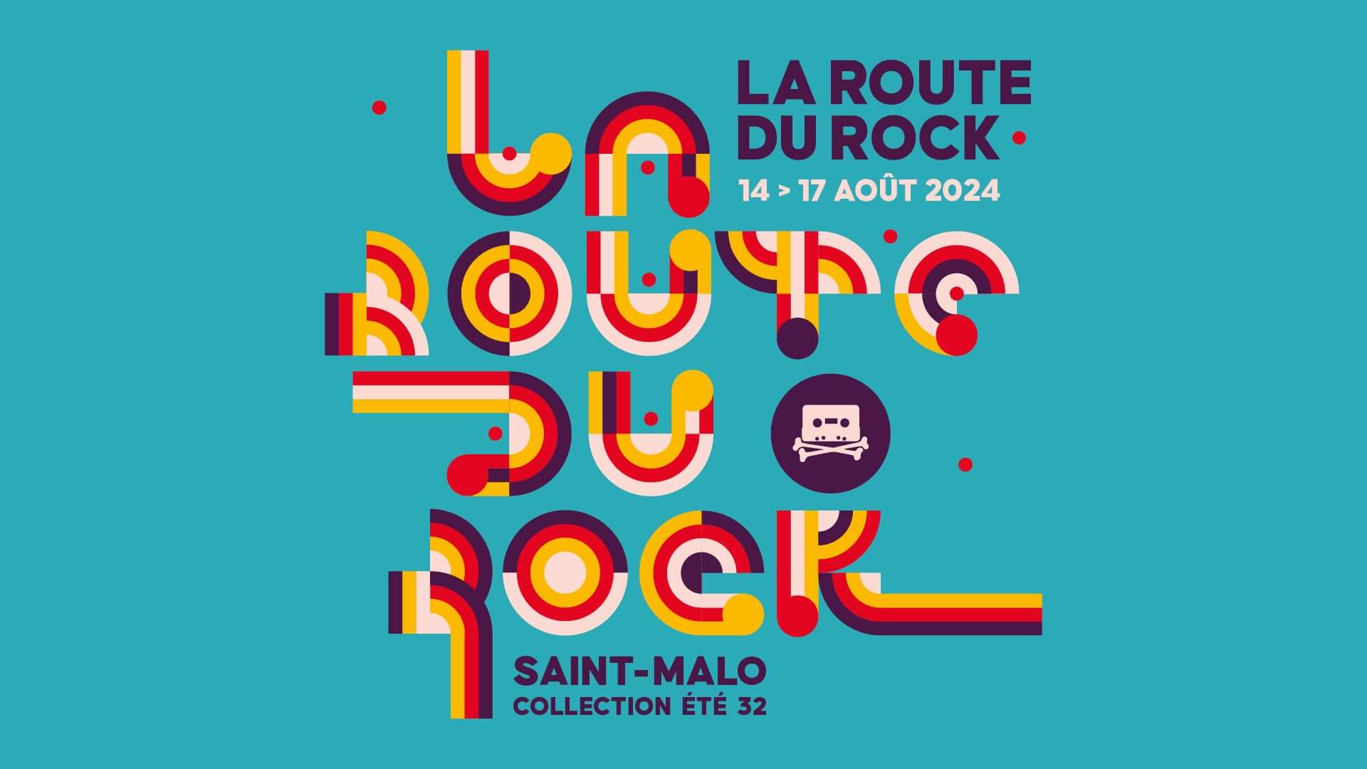 Affiche Route du Rock 2024